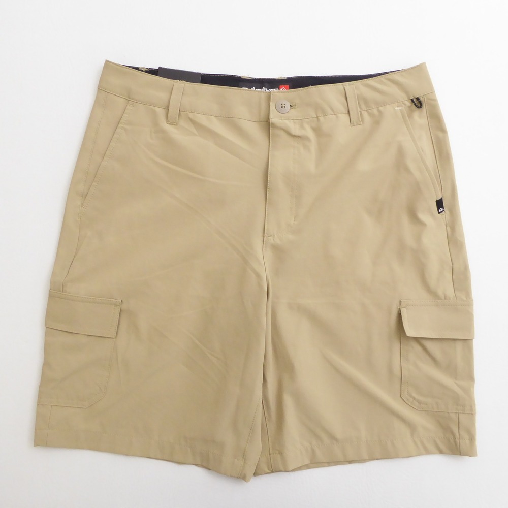 Quiksilver Mens Amphibian Shorts Khaki Hybrid Cargo 33